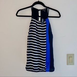 *Express size small mixed material top NWT